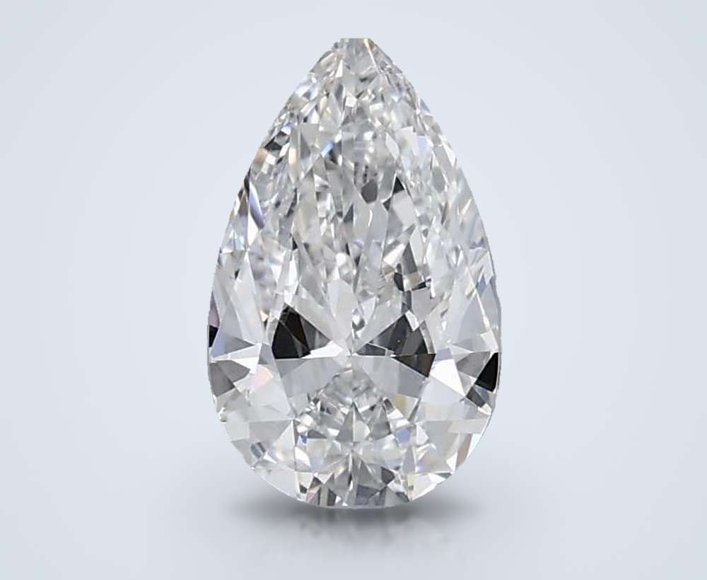 0.68 Carat Pear Lab Diamond