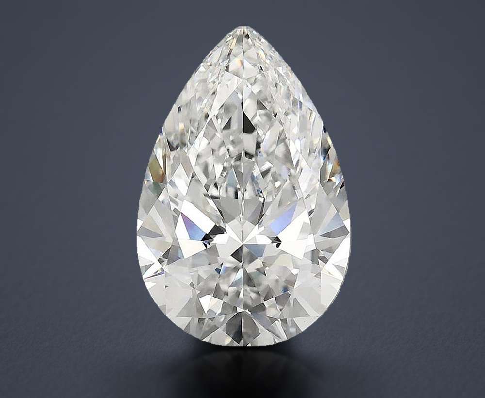 4.91 Carat Pear Lab Diamond