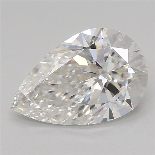 1.04ct E VVS2 Rare Carat Ideal Cut Pear Lab Grown Diamond