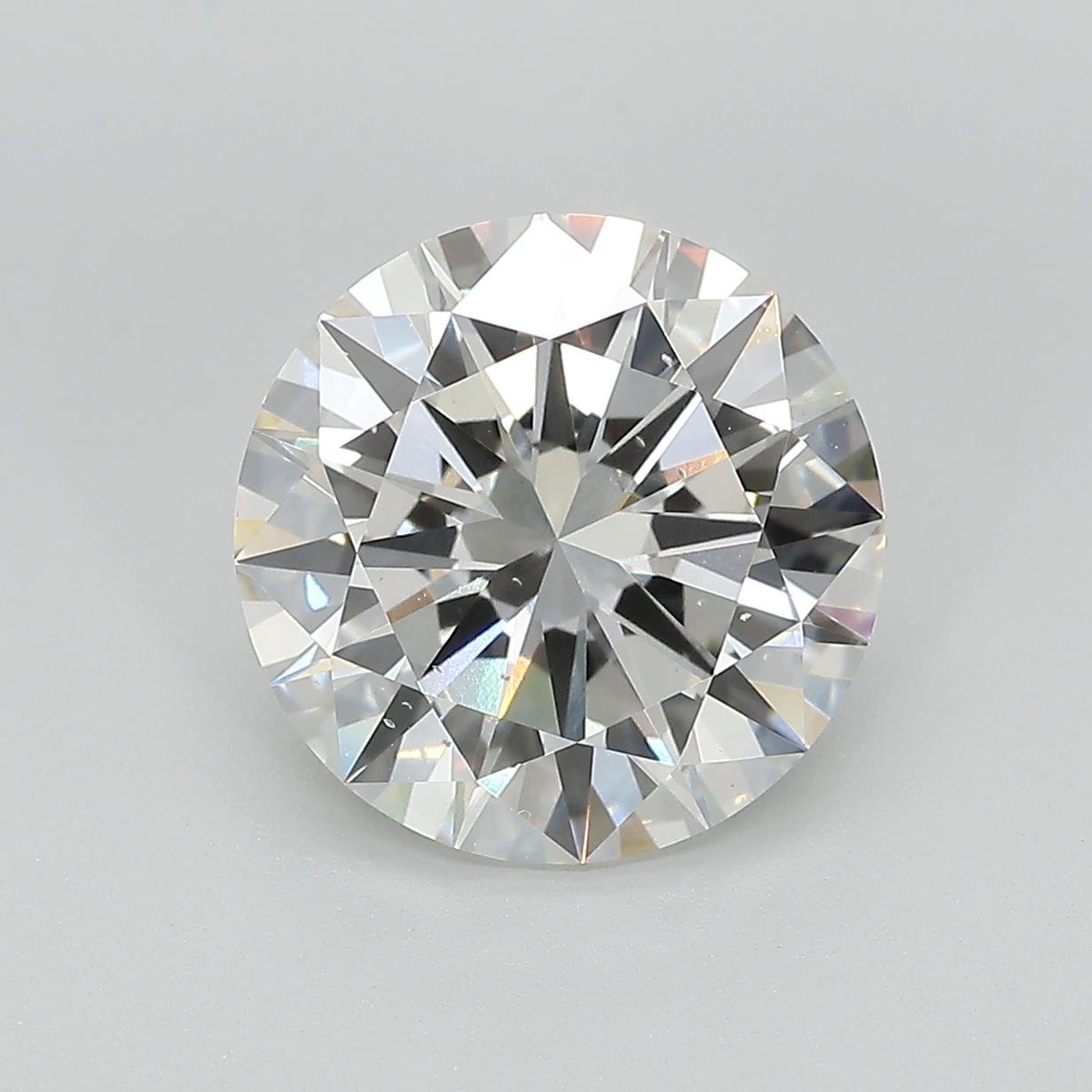 4.01ct G VS2 Excellent Cut Round Lab Grown Diamond