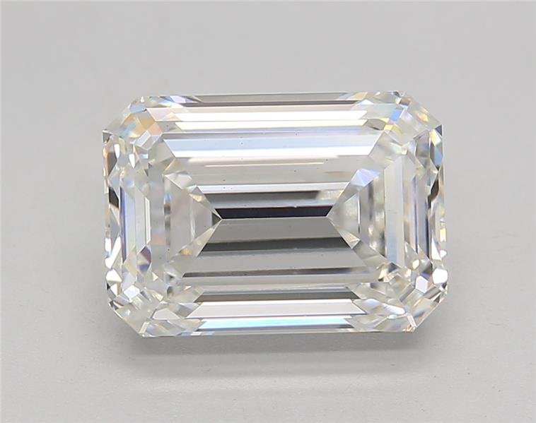 3.68ct G VS1 Rare Carat Ideal Cut Emerald Lab Grown Diamond