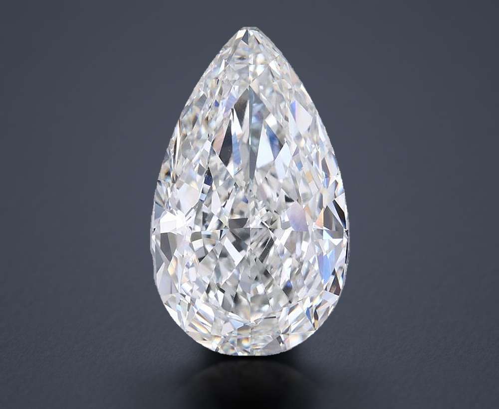 10.52 Carat Pear Lab Diamond