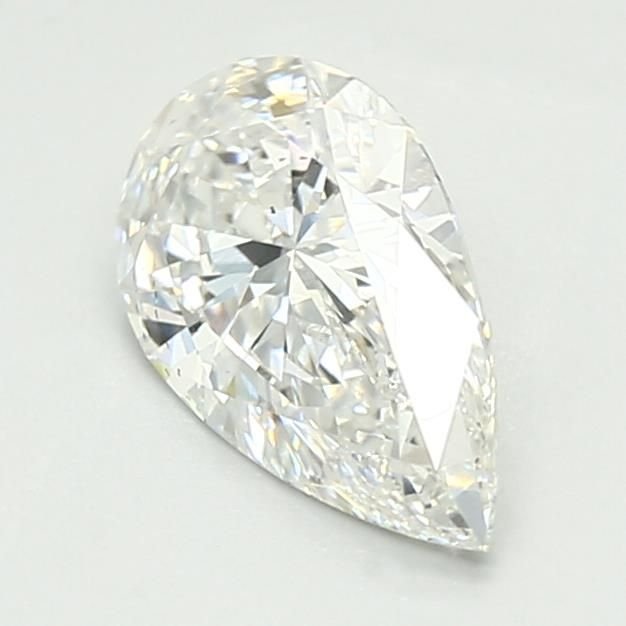 1.25ct E VS2 Rare Carat Ideal Cut Pear Lab Grown Diamond