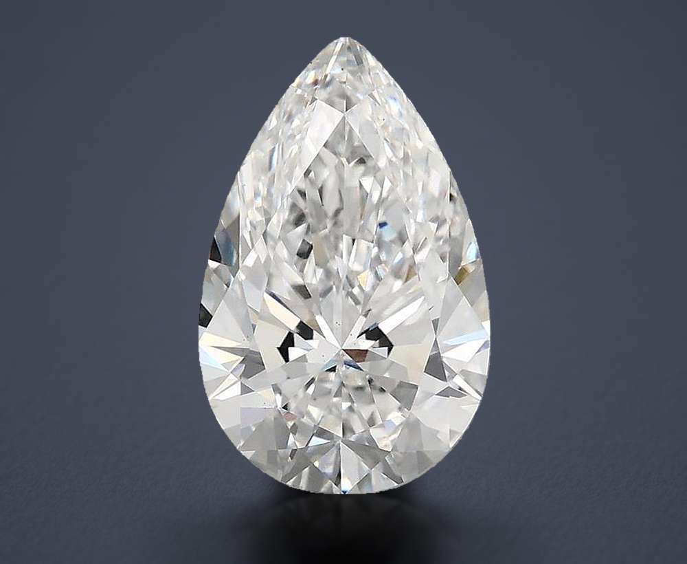 2.75 Carat Pear Lab Diamond