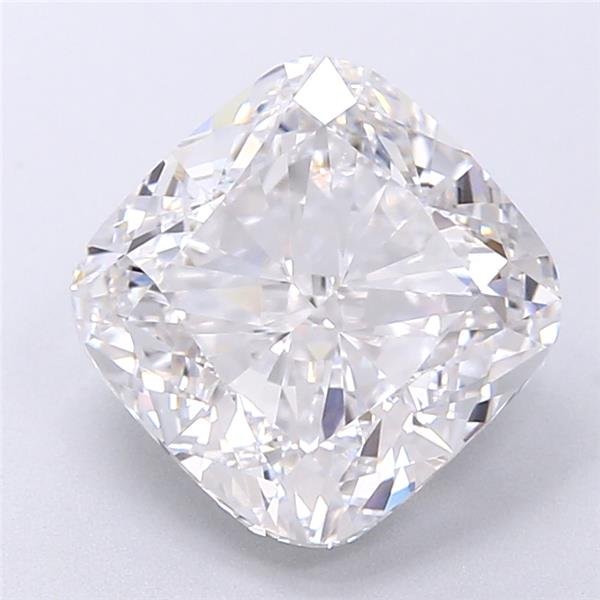 4.04ct E VVS2 Rare Carat Ideal Cut Cushion Lab Grown Diamond