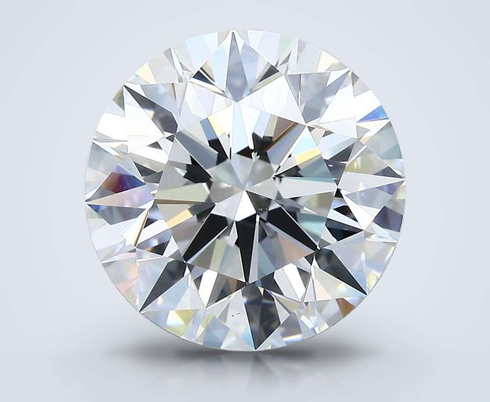 5.91 Carat Round Natural Diamond