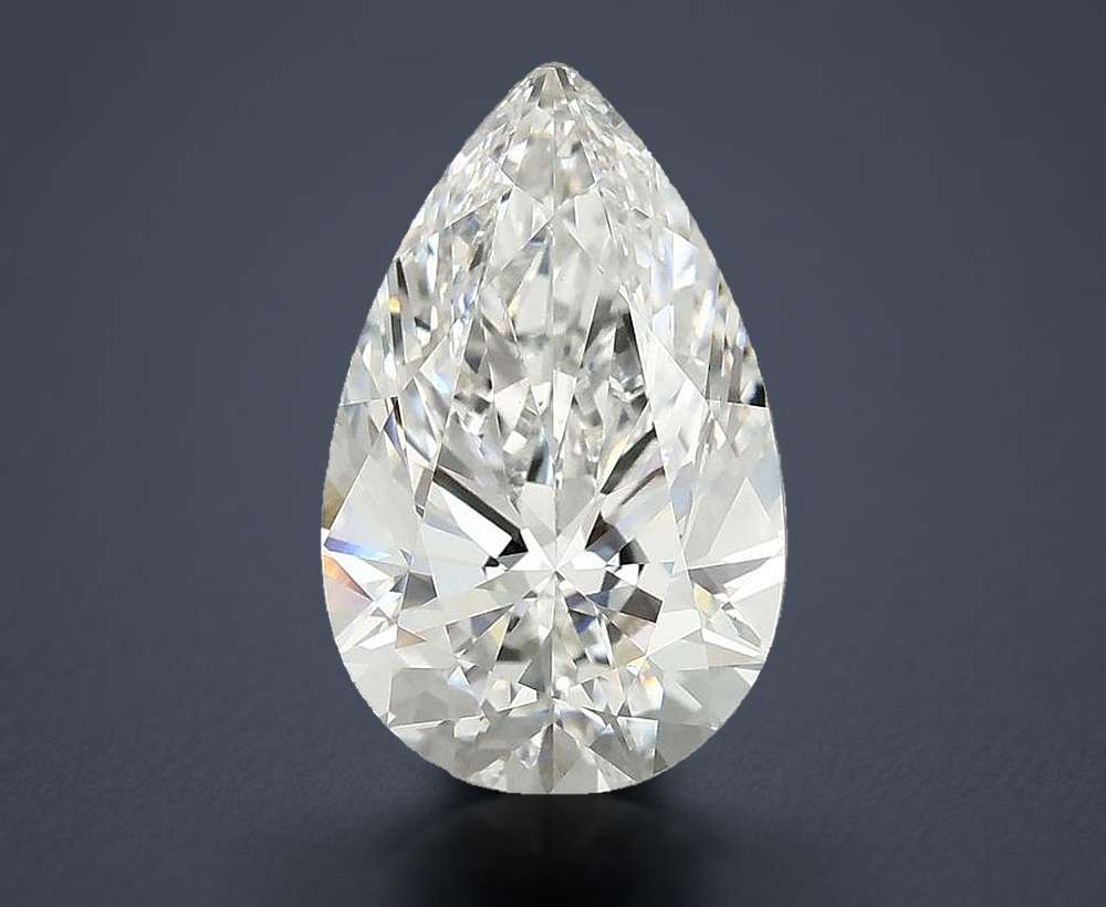 3.86 Carat Pear Lab Diamond