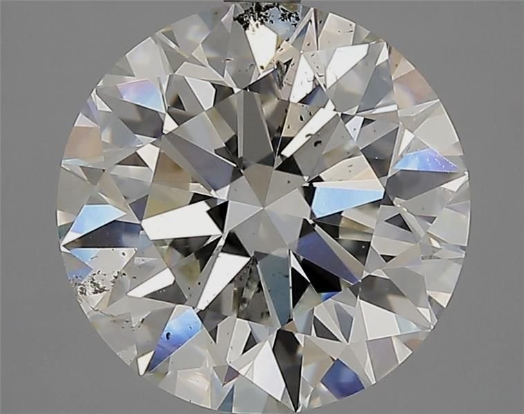 4.02ct H SI2 Rare Carat Ideal Cut Round Diamond