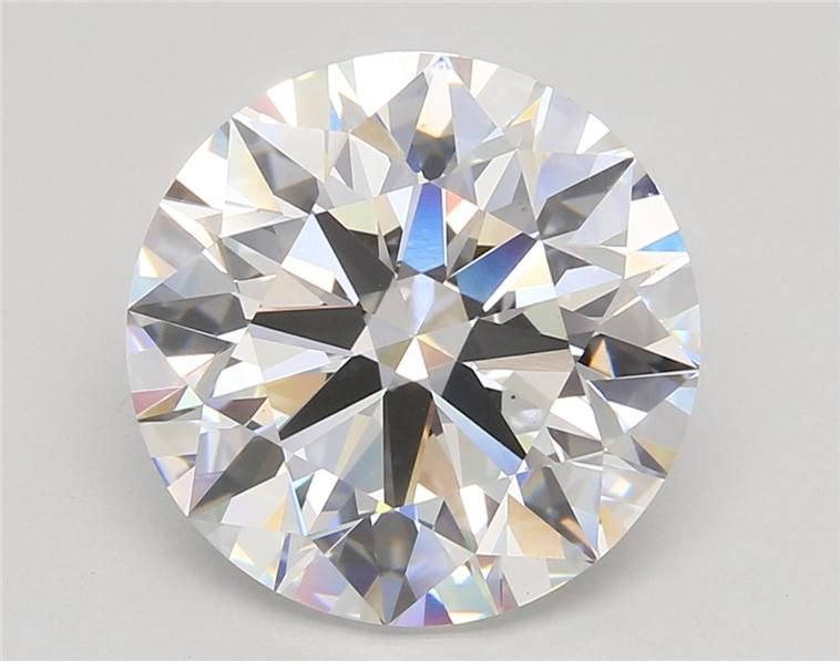 6.58ct F VS1 Rare Carat Ideal Cut Round Lab Grown Diamond
