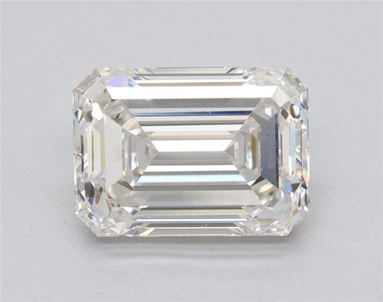 1.57ct H VVS2 Rare Carat Ideal Cut Emerald Lab Grown Diamond