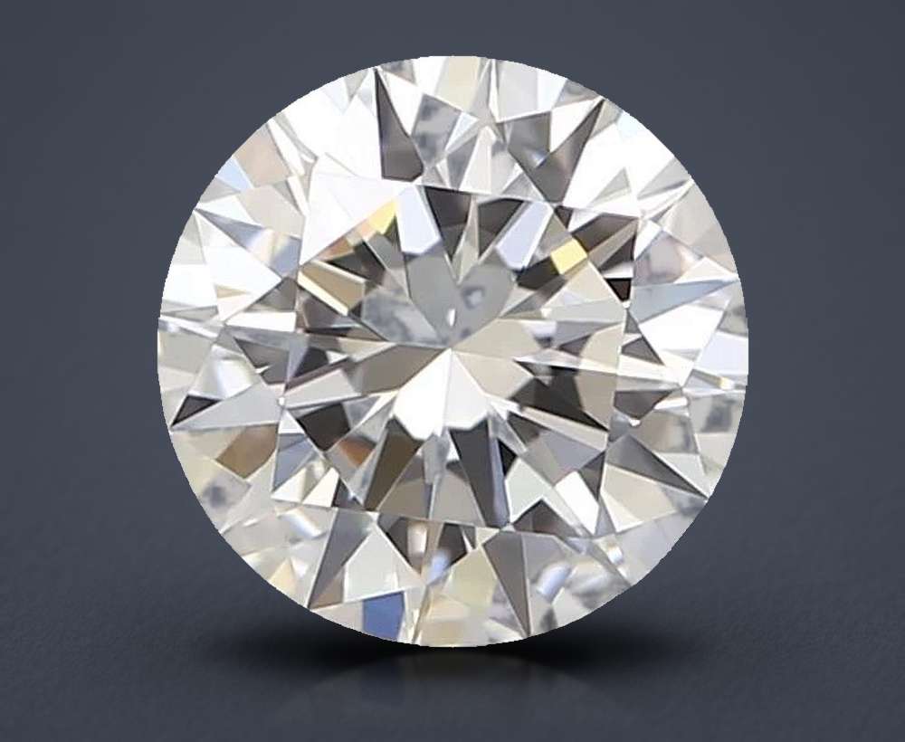 0.59 Carat Round Natural Diamond