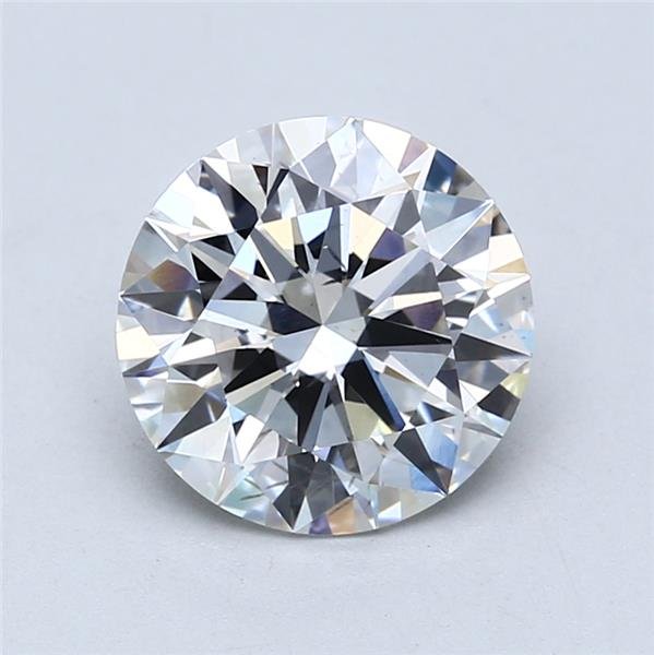 2.62ct F SI1 Rare Carat Ideal Cut Round Lab Grown Diamond