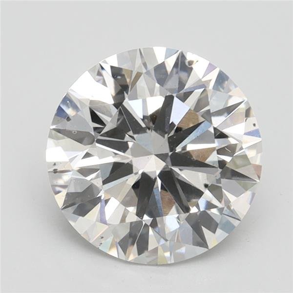 2.38ct F SI1 Rare Carat Ideal Cut Round Lab Grown Diamond