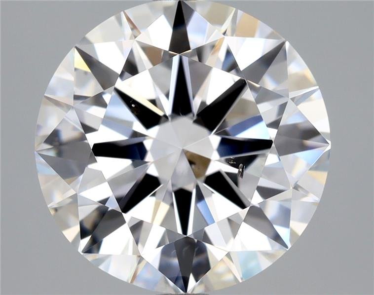 3.01ct D SI1 Rare Carat Ideal Cut Round Diamond