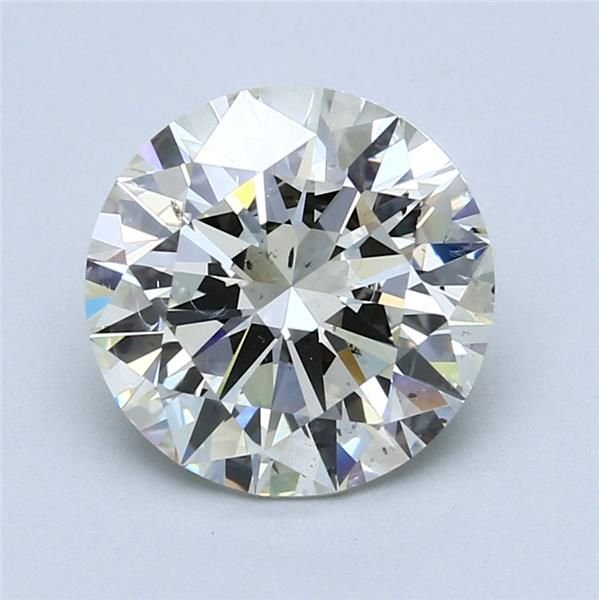 3.50ct J SI2 Rare Carat Ideal Cut Round Diamond
