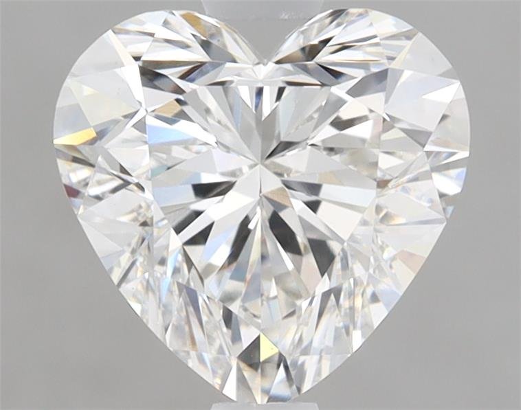 1.33ct F VS1 Rare Carat Ideal Cut Heart Lab Grown Diamond