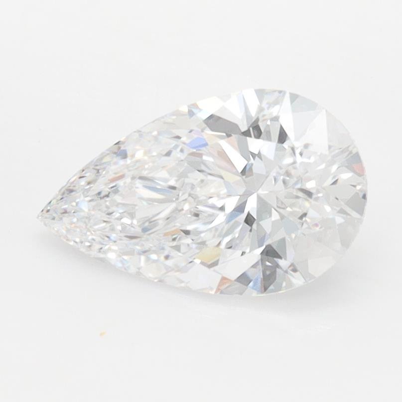 1.09ct D VVS1 Rare Carat Ideal Cut Pear Lab Grown Diamond