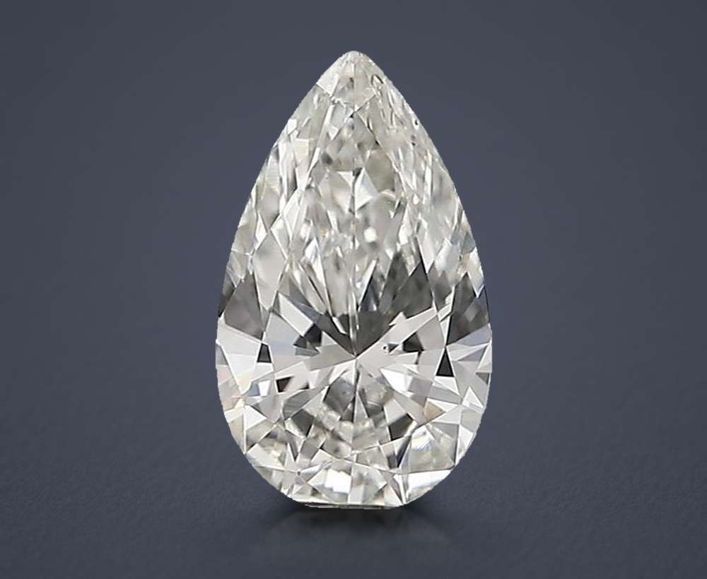 0.74 Carat Pear Lab Diamond
