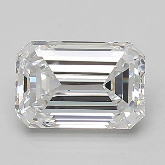 1.50ct D VS2 Rare Carat Ideal Cut Emerald Lab Grown Diamond