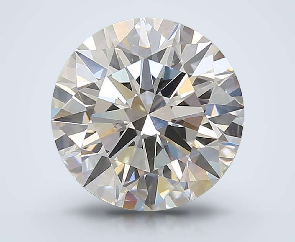 4.04 Carat Round Lab Diamond