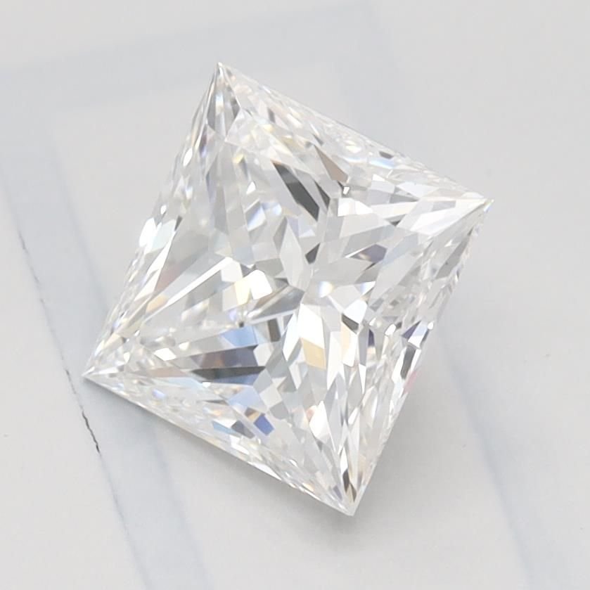 1.09ct D VVS1 Rare Carat Ideal Cut Princess Lab Grown Diamond