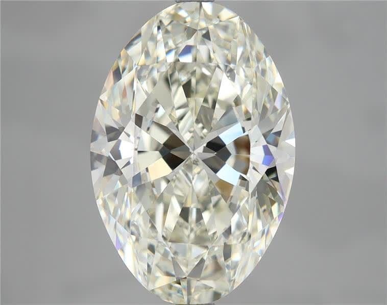 6.01ct I VVS2 Rare Carat Ideal Cut Oval Diamond