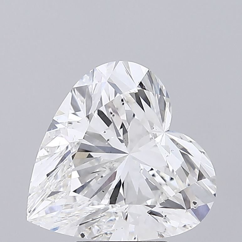 5.03ct F SI1 Rare Carat Ideal Cut Heart Lab Grown Diamond