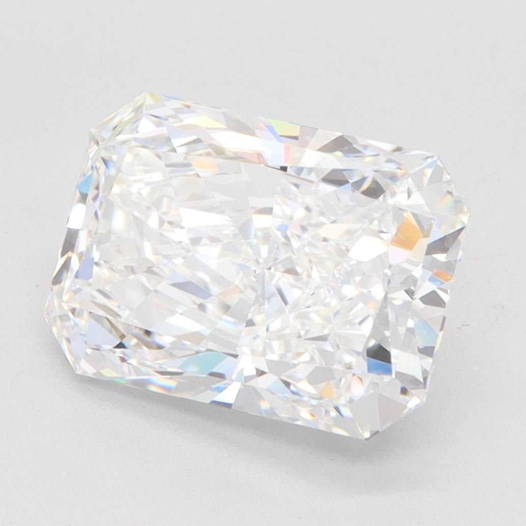 3.72ct E VVS2 Rare Carat Ideal Cut Radiant Lab Grown Diamond