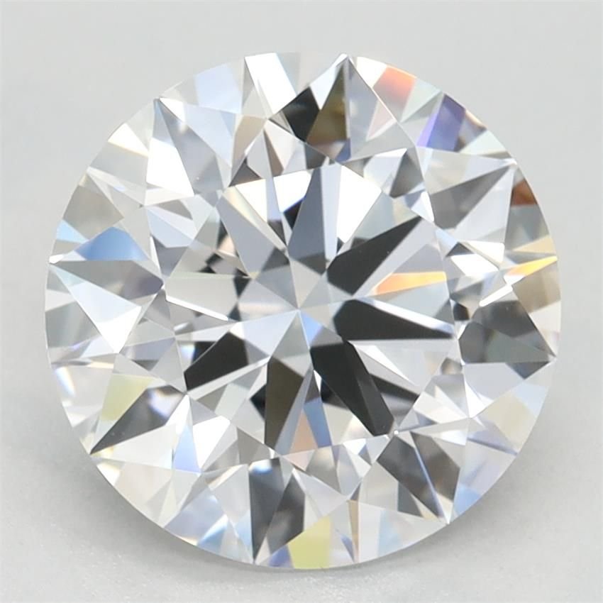 2.72ct D VVS1 Rare Carat Ideal Cut Round Lab Grown Diamond