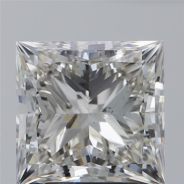 3.40ct I VS2 Rare Carat Ideal Cut Princess Lab Grown Diamond