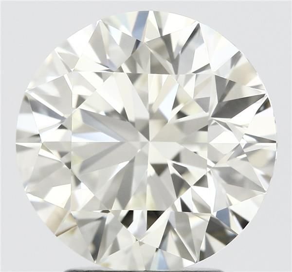 3.01ct J VVS1 Rare Carat Ideal Cut Round Diamond