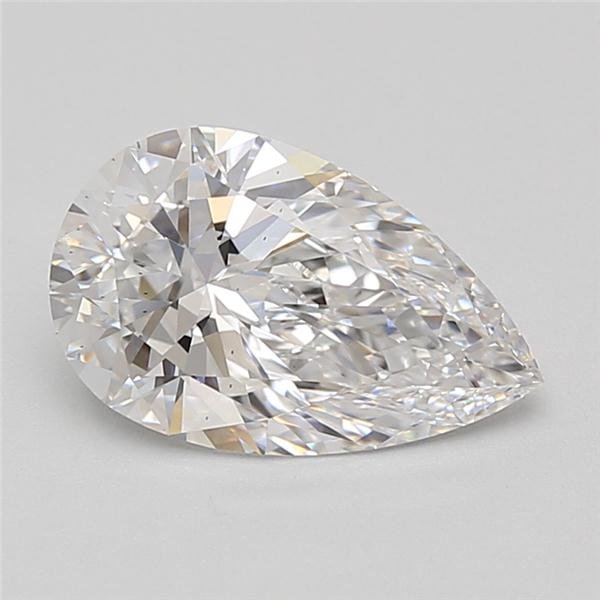2.07ct D VS2 Rare Carat Ideal Cut Pear Lab Grown Diamond