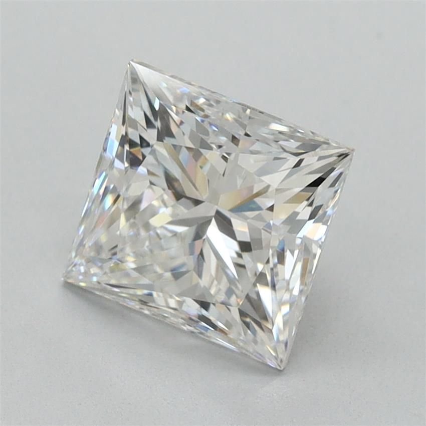 2.09ct D VVS2 Rare Carat Ideal Cut Princess Lab Grown Diamond