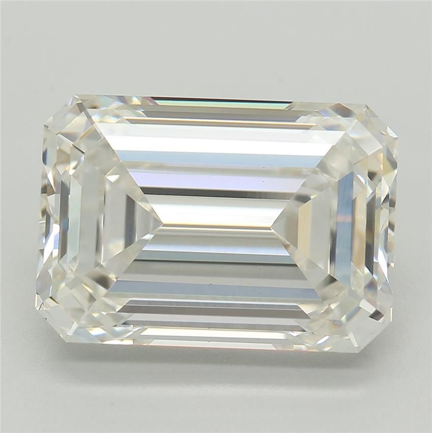5.25ct F VVS2 Rare Carat Ideal Cut Emerald Lab Grown Diamond