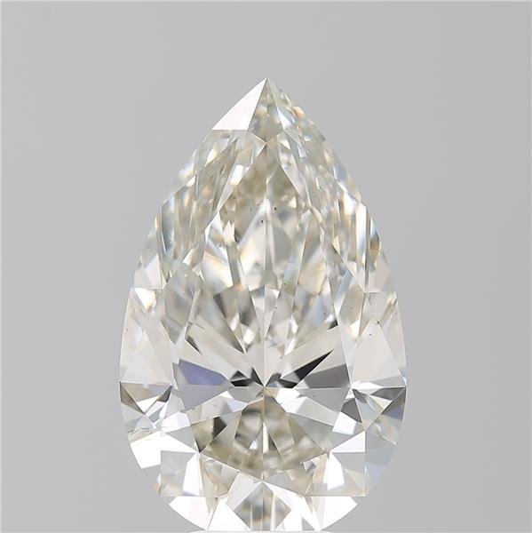 7.17ct I VS2 Rare Carat Ideal Cut Pear Lab Grown Diamond