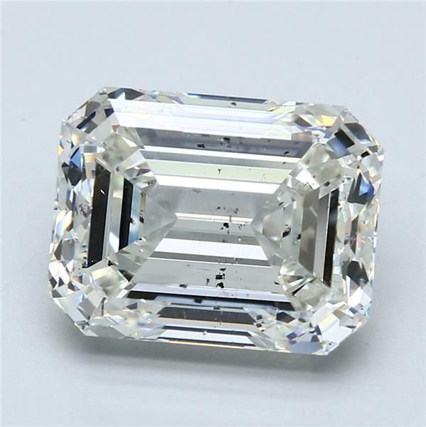 10.02ct J SI2 Excellent Cut Emerald Diamond