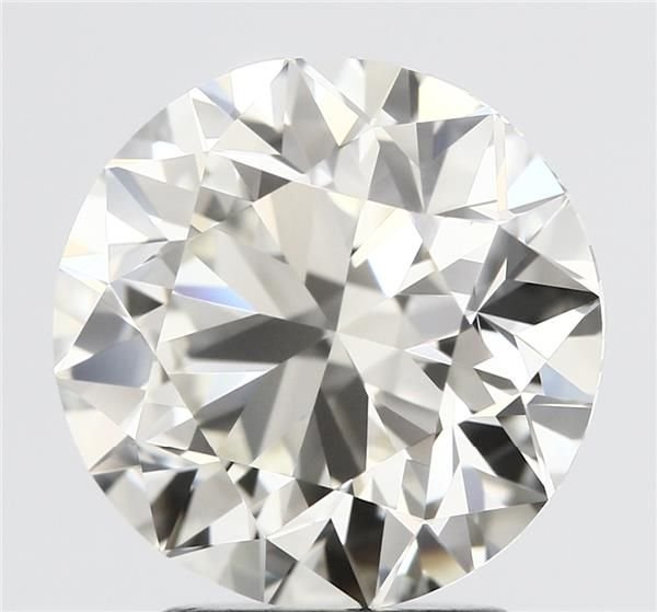 2.84ct J VVS2 Excellent Cut Round Diamond