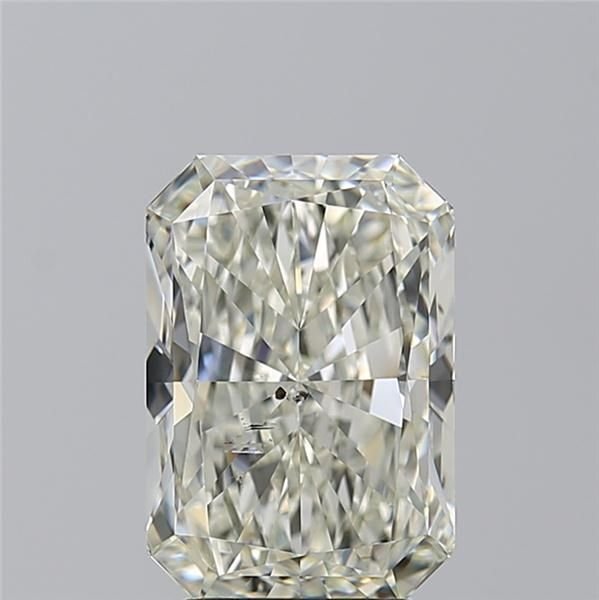 4.11ct K SI2 Rare Carat Ideal Cut Radiant Diamond