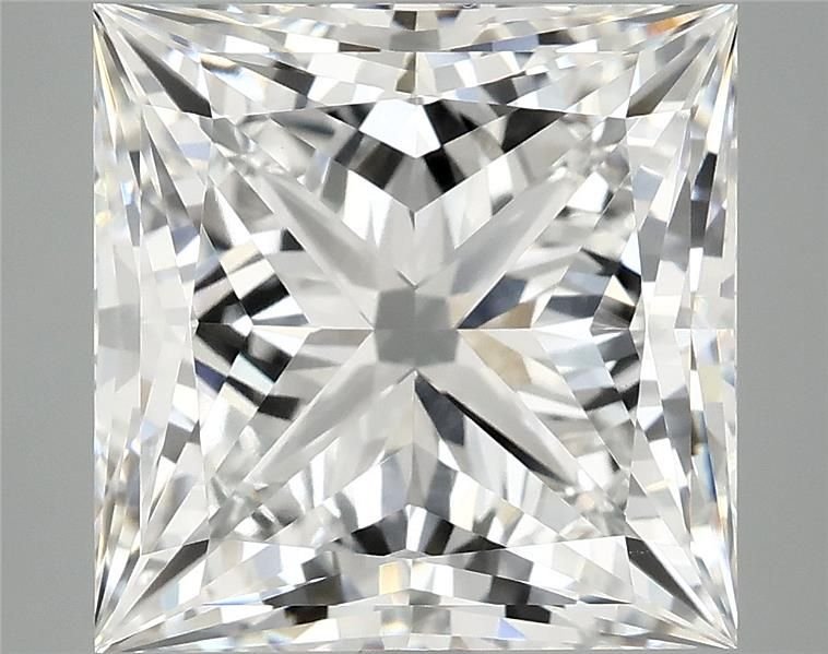 8.05ct E VVS2 Rare Carat Ideal Cut Princess Lab Grown Diamond
