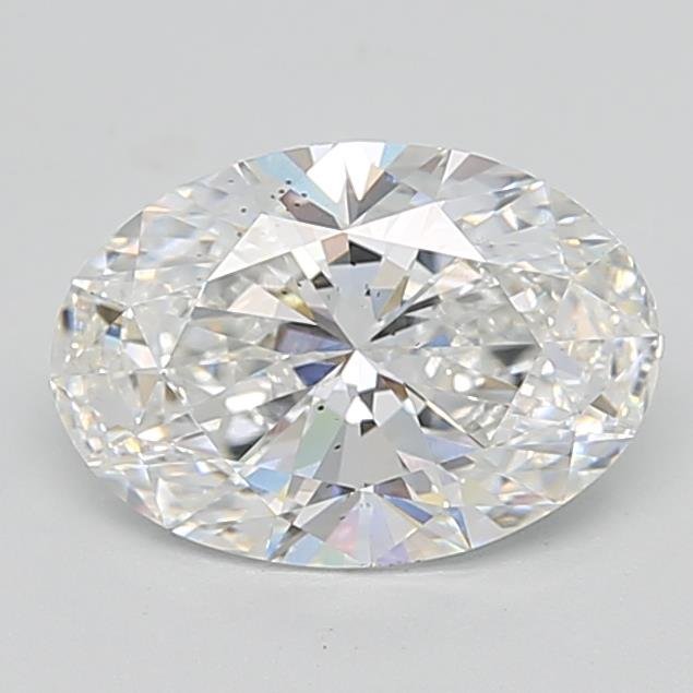 2.08ct E SI1 Rare Carat Ideal Cut Oval Lab Grown Diamond