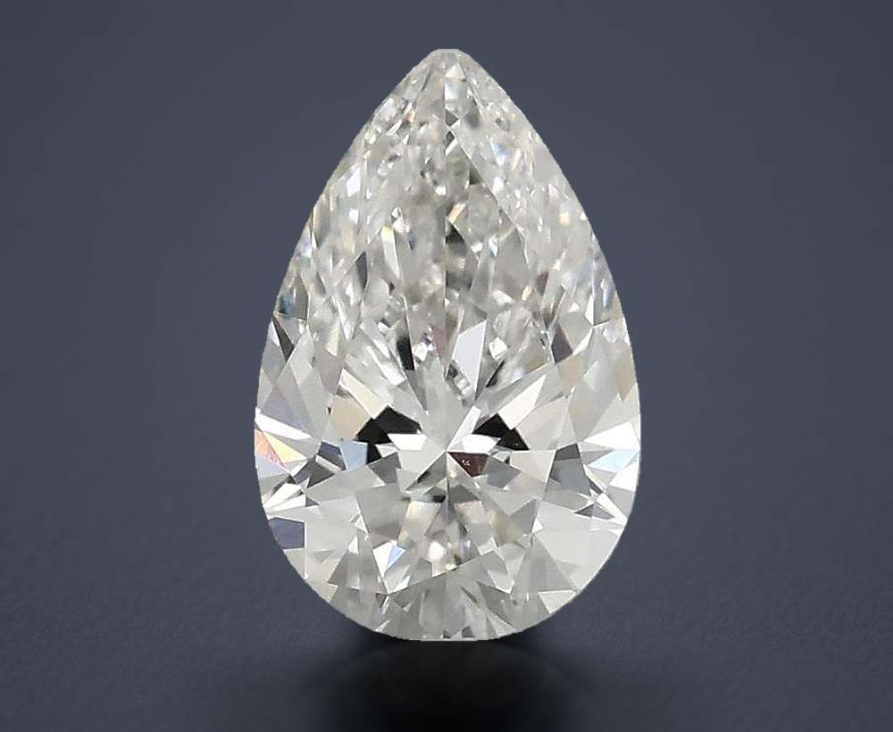 1.25 Carat Pear Lab Diamond