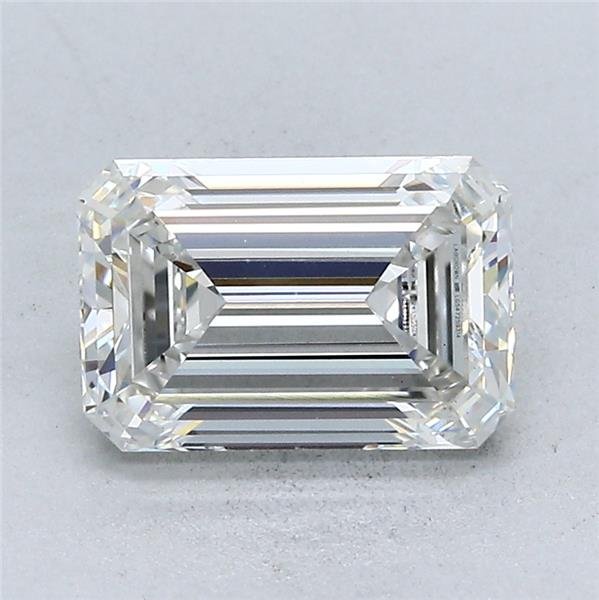 2.05ct G VS2 Rare Carat Ideal Cut Emerald Lab Grown Diamond