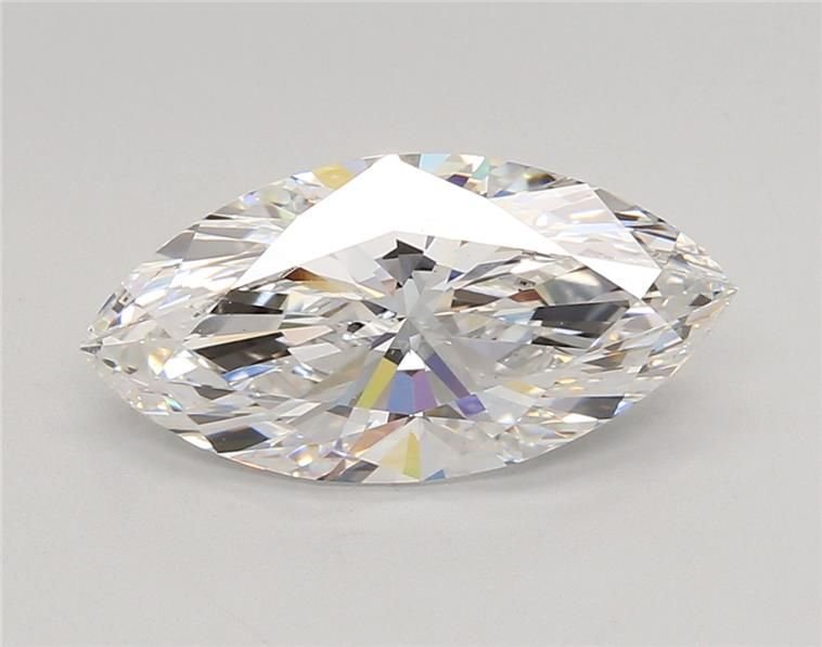 3.02ct E VS1 Rare Carat Ideal Cut Marquise Lab Grown Diamond