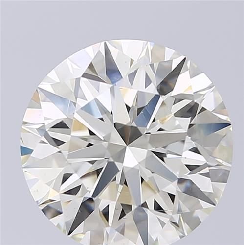 4.31ct K SI1 Rare Carat Ideal Cut Round Diamond