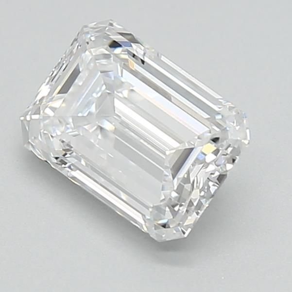1.07ct D VVS2 Rare Carat Ideal Cut Emerald Lab Grown Diamond