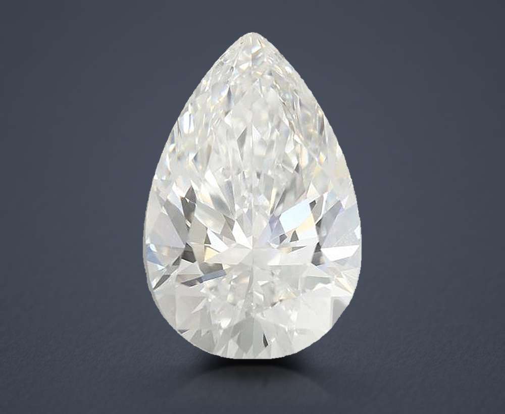 5.04 Carat Pear Lab Diamond