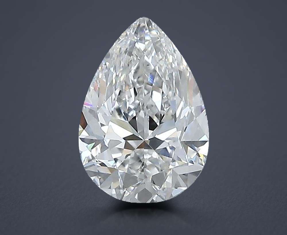 0.80 Carat Pear Natural Diamond