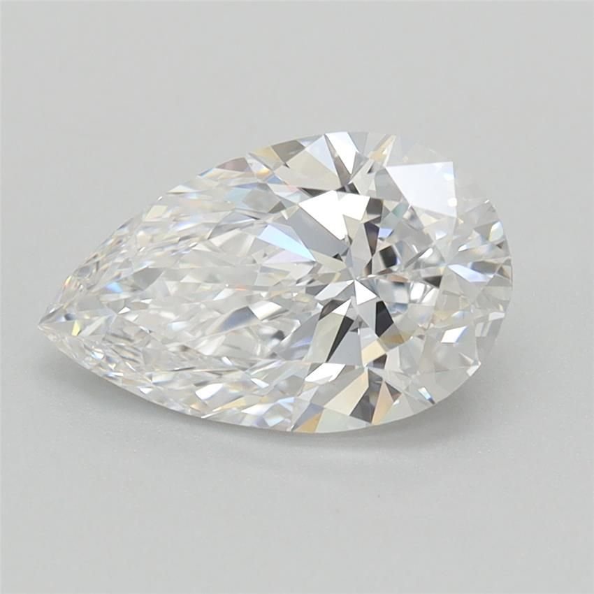 1.09ct D VVS1 Rare Carat Ideal Cut Pear Lab Grown Diamond