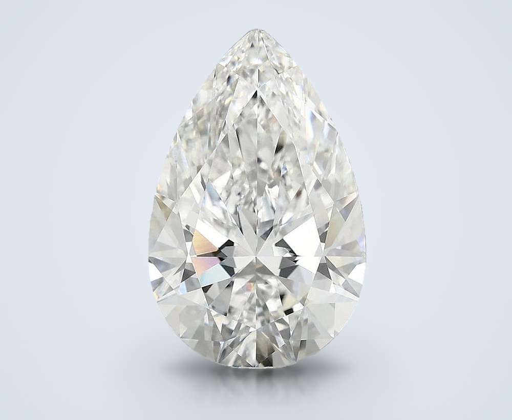 6.61 Carat Pear Lab Diamond