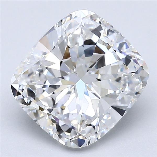 2.53ct D VS2 Very Good Cut Cushion Diamond